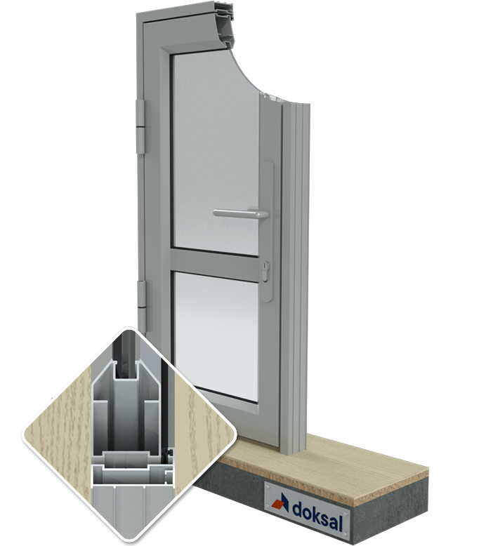 Алюминиевые двери RumaDoors Eco
